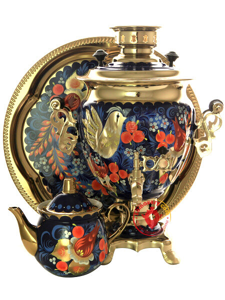 Khokhloma Electric Samovar Set